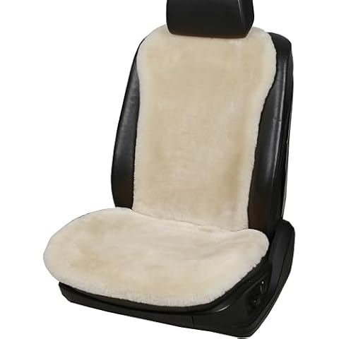 Dotesy Sheepskin Auto Seat Cushions Cover