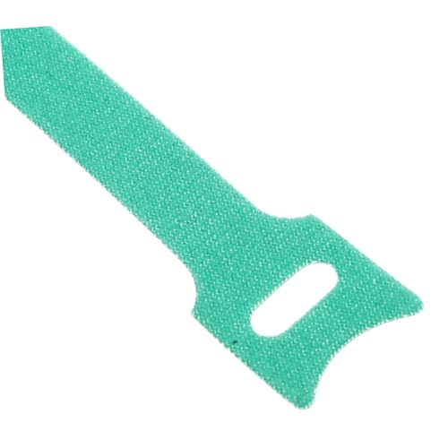 Uonlytech 100 piezas de cintas reutilizables para cables y organizadores con cierre de gancho y lazo para electrónica y gestión de cables bajo escritorio en verde miniatura 3