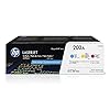 HP 202A | CF501A, CF502A, CF503A | 3 cartuchos de tóner | Funciona con HP Laserjet Pro M254, M281cdw, M281dw