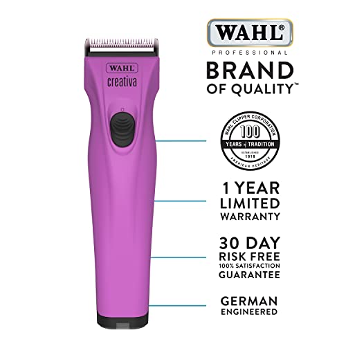 WAHL Professional Animal Creativa Cordless Dog, Cat, Pet, and Horse Clipper with 5-in-1 Adjustable Blade, Berry (#41876… - Image 6