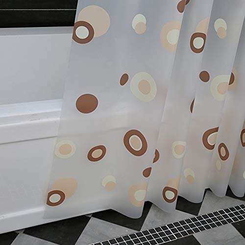 Rideau de douche imperméable MU pour salle de bains et hôtel