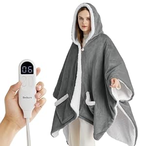 Bedsure Heated Blanket Wearable Sha...