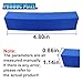 YoRise 4PCS Car Door Edge Guards, EVA Foam Bumper Guard Strip with Self Adhesive, Anti-Scratch & Collision Car Door Protector Trim for Vehicle Front/Rear Lips (Blue)