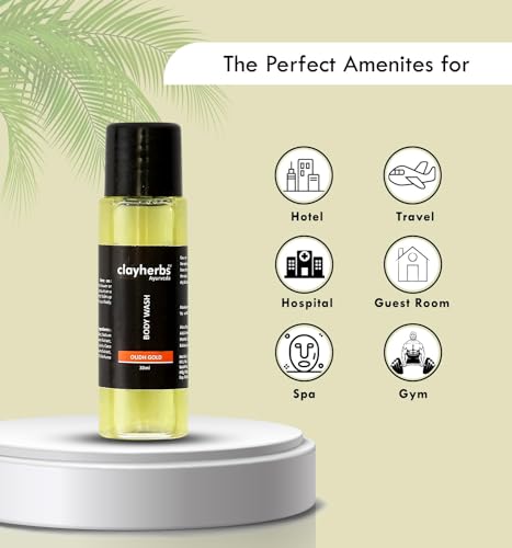 Image of Body Wash 30ml For Hotel Toiletry | Travel Size Shower Gel | Hotel Amenities Toiletries Bulk Liquid Gel | Mini Body Wash Shower Gel | Hospital Amenities Kits (Pack-25)