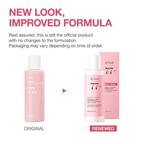 ANUA Peach Niacin Conditioning Lotion, Face Moisturizer with Vitamin B12, Ceramide, Panthenol, Hyaluronic Acid, Lightweight, Korean Skin Care for Glass Skin (150ml, 5.07 fl.oz.)