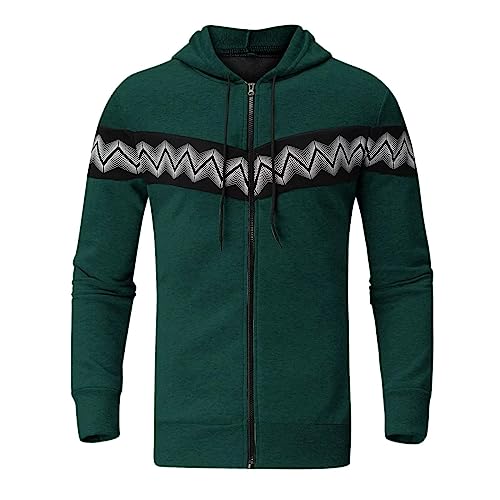 Chaqueta para hombre con cierre y capucha liviana miniatura 4