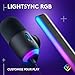 Logitech G Litra Beam LX Premium Dual-Sided RGB LED Streaming Key Light + Yeti GX Dynamic RGB Gaming Microphone with LIGHTSYNC, USB