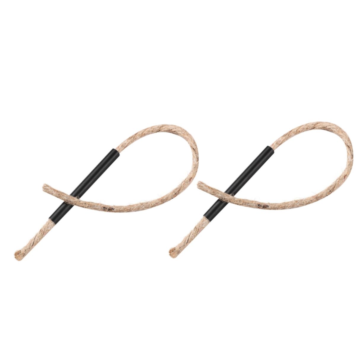 Kisangel 4pcs Fire Starting Kit Portable Rope Wick for Outdoor Survival for Camping Hiking Fishing Emergency Situations Easy to Wind Resistant