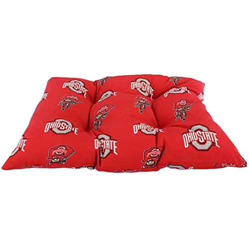 Image of College Covers Everything Comfy Ohio State Buckeyes Rocker Pad - Chair Cushion