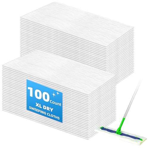 XL Dry Cloth Refills Compatible with Swiffer Sweeper XL 100 Count