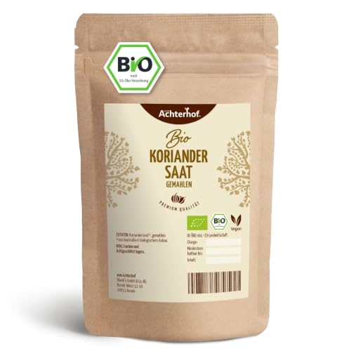 Koriander gemahlen Bio 500g | fein gemahlene Koriandersaat in Bio-Qualität | würzig, nussig und...