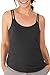 Produktbild Amoena Damen Valetta Pocketed Camisole with Built In Shelf Bra BH, Charcoal Mélange, 44