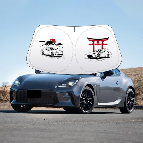 �g���^ GR86 2��� ZN8�^ �t�����g�K���X�p �T���V�F�[�h GR86 ���悯 �X�|�[�e�B�^�C�v �T���V�F�[�h�J�[�e�� UV�J�b�g �ԕی� GR86 ZN8�^ �C���e���A �A�N�Z�T���[ ��t�ȒP ���[�ܕt (GR86) [���s�A���i]