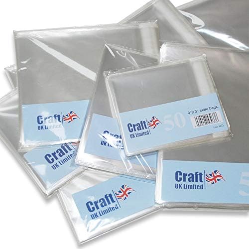 Craft UK 799-50 5x7" cello bags