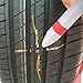PRETYZOOM 2pcs Car Tire Marker Pens Wax Marker Pens Grease Pencil Yellow Tire Random Style