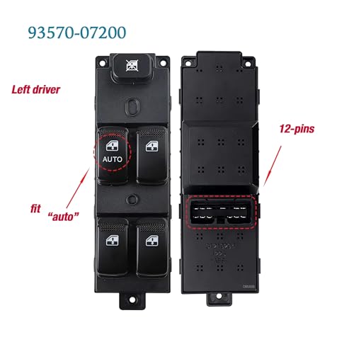 Interrupteur vitre électrique réactif pour commande fluide Kia Picanto - 3