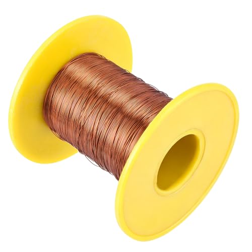 Alambre esmaltado de 30 AWG (0.25mm), carrete de 200g para motores y transformadores