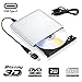 Produktbild Externe DVD Laufwerk Blu Ray 3D USB 3.0 USB Type C Externes Blueray CD DVD RW Rom Tragbar Brenner für PC MacBook iMac Mac OS Windows 7/8/10/Vista/XP