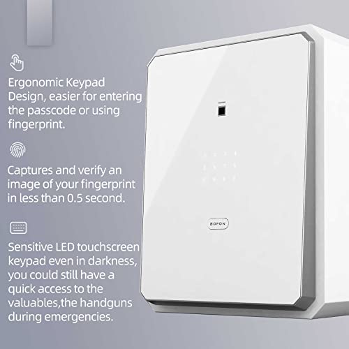 Fingerprint-Password-Safe-Box-with-Key-Cabinets-for-Home-OffcieLock-BoxSecurity-BoxBiometric-safeW-series-21Cubic-feet-BOFON