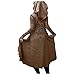 Produktbild TEFIIR Kapuzenmantel Prinzessin Kleid Damen Unregelmäßiger Saum Partykleid Kapuzenjacke Elegant Plus Größe Gedruckt Umhang Winter Warm Pullover Lose Tops