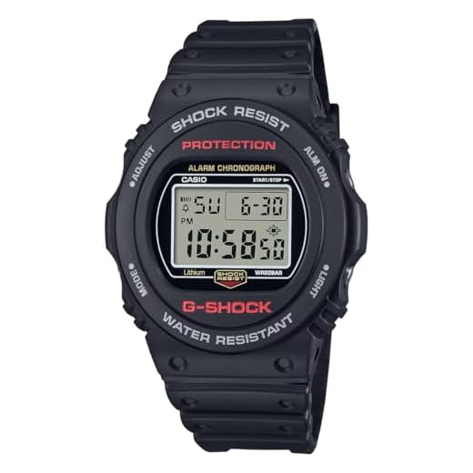 Relógio Casio Masculino G-Shock Preto Digital Light Homem Esposo Marido Namorado DW-5750UE-1DR
