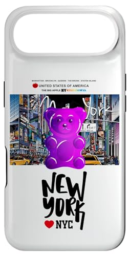 Funny Colorful New YorkCity Jelly Bear Gum Artwork Graphic �X�}�z�P�[�X iPhone Air �p