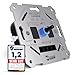 Produktbild SSC-LUXon LUXARA Universeller LED Drehdimmer Unterputz Dimmschalter Lichtschalter für dimmbare LED Lampen 3-150W 230V - Unterputzdosen Dimmer inklusive Adapter