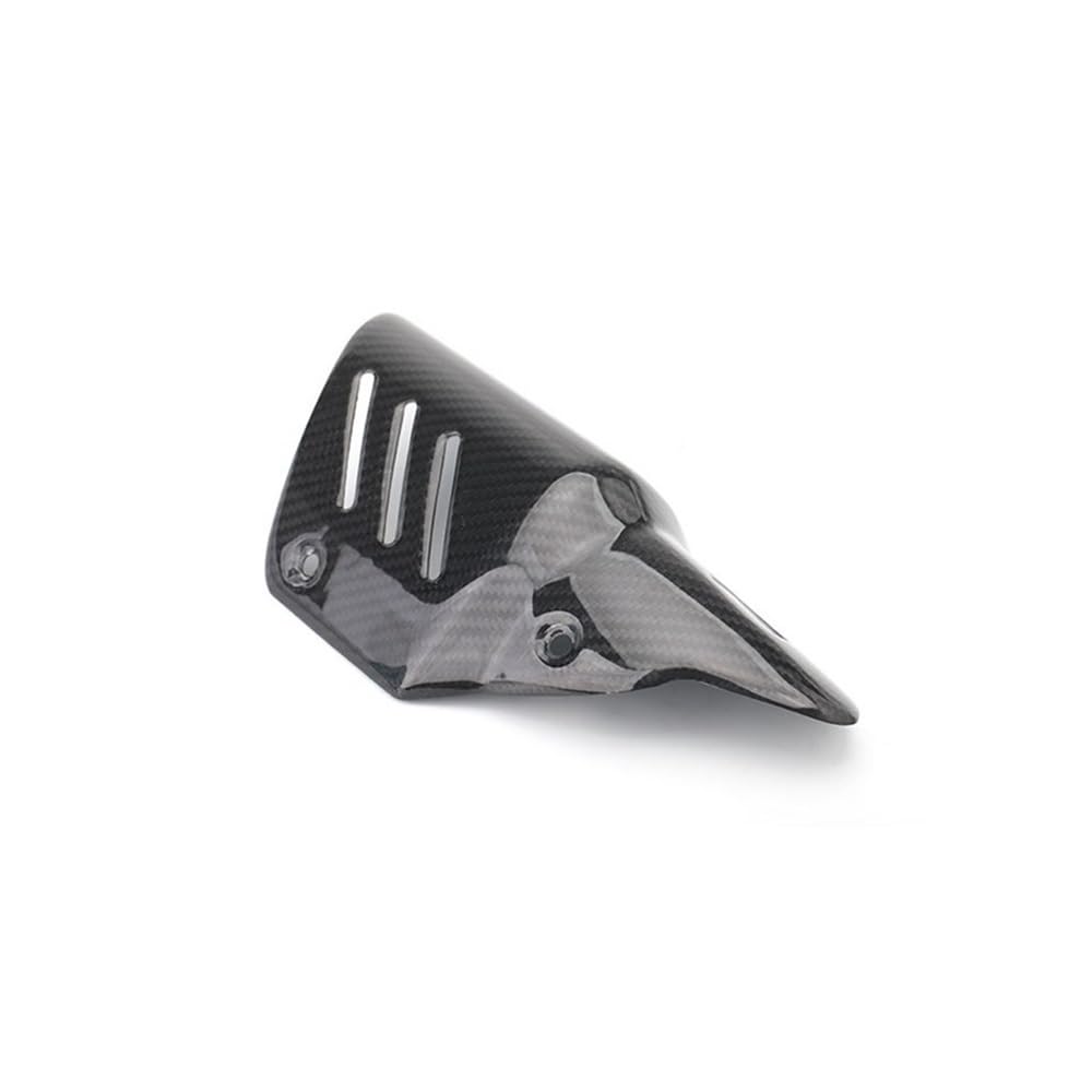 Silencieux d'échappement Couvercle De Protection Thermique Pour Échappement De Moto Pour, Boîtier En Fibre De Carbone Véritable, Tube De Protection Pour Silencieux Moto Silencieux