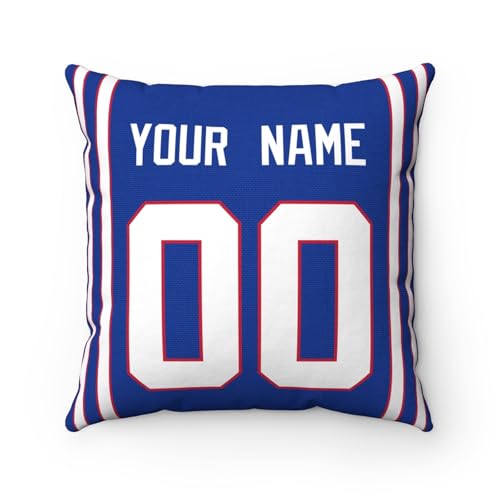 Image of ANTKING Throw Pillow 2 Pack Custom Any Name and Number Personalized Gift for Men Women Boys