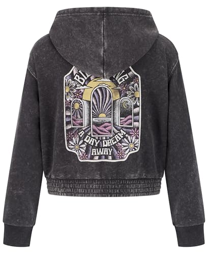 Billabong Girls' Full-Zip French Terry Hoodie Sweatshirt2