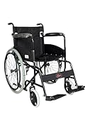 CARRE - SILLA DE RUEDAS PARA ADULTO TRADICIONAL ECONOMICA, CON FRENO Y DESCANSAPIES REMOVIBLES,...