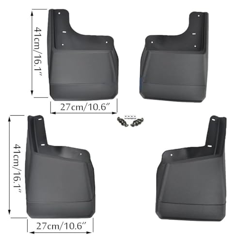 Protector de ruedas para Hummer H2 2003-2009, guardabarros premium ultra resistentes de coche 3