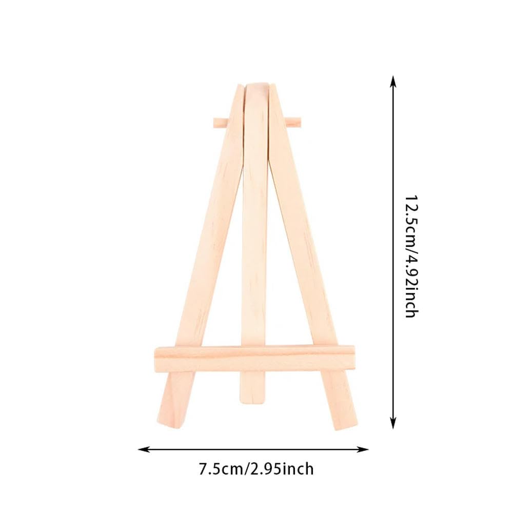 Lot de 100 Mini chevalets en Bois pour Table de Mariage, Porte-Cartes de Place, chevalets d'affichage pour Carte de Place en Bois pour décoration de Table de Mariage