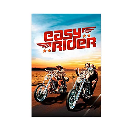 ZIMAO Easy Rider Poster sur toile pour décoration de salon, chambre à coucher, sans cadre : 30 x 45 cm