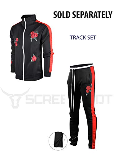 Image of SCREENSHOT-TRACK JACKET Mens Urban Hip Hop Premium Track Jacket - Slim Fit Side Taping Sportswear Urbanwear Streetwear Top