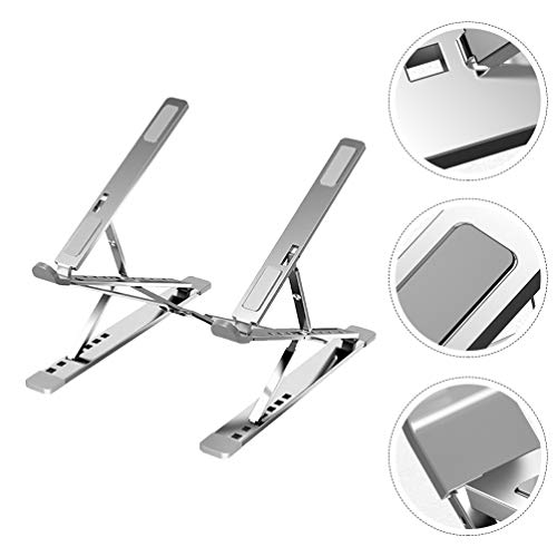 Lurrose Portáteis Laptop Stand Holder Dobrável Suporte de Montagem Titular da Área De Trabalho Do Co