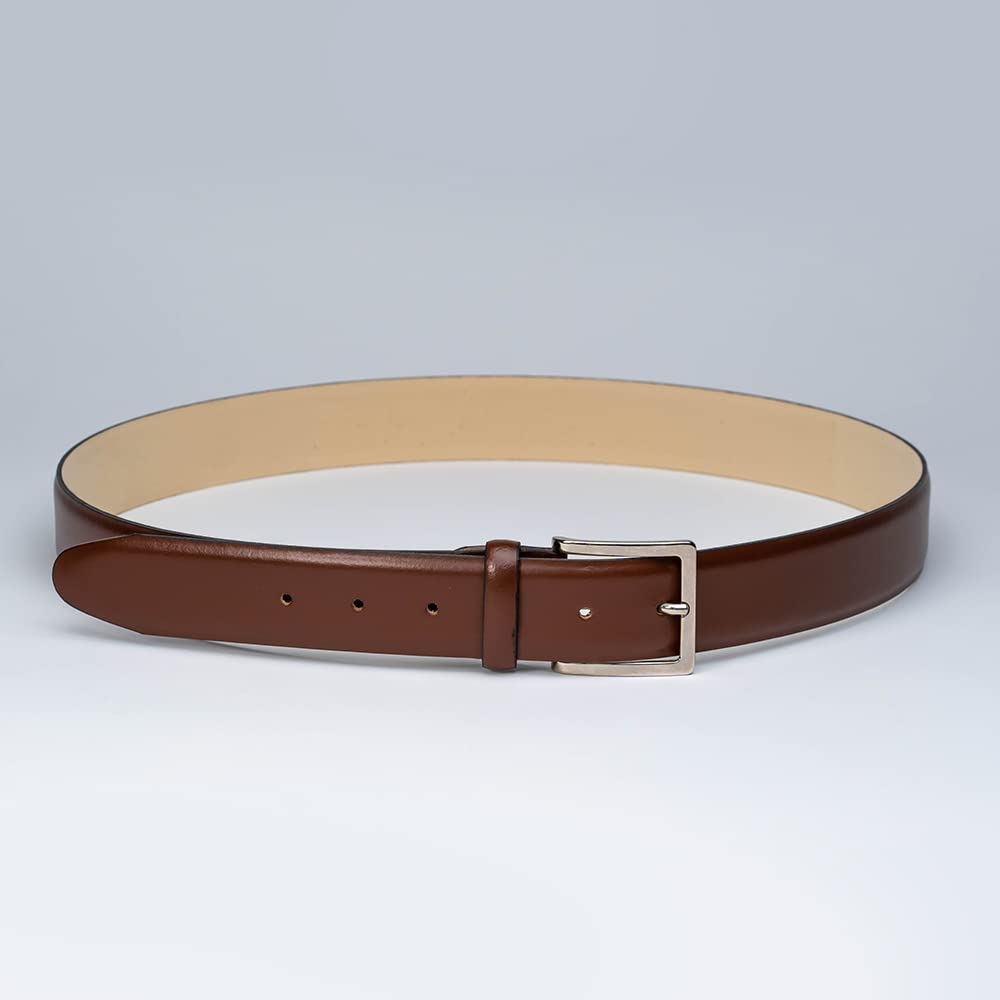 Cintura Bombata in Pelle per Uomo | Vera Pelle Made in Italy | Cuoio