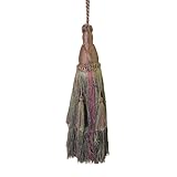 1 Pack Elegant Long Decorative Tassel with Hanging Loop, 15.35in Total Length – Luxury Curtain Tieback, Door...