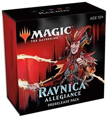 Magic The Gathering: Ravnica Allegiance Prerelease Pack Rakdos (Pre-Pelease Promo + 6 Boosters + d20 Spindown Counter) Kit