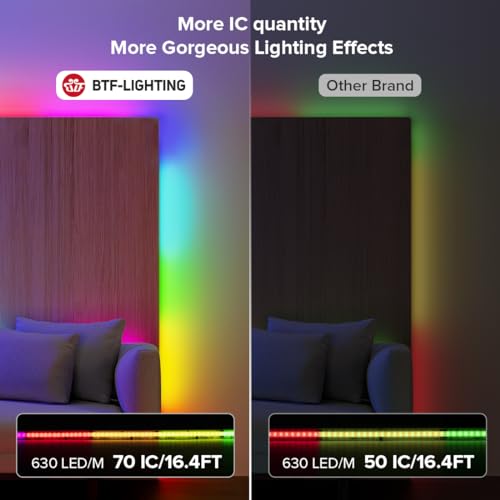 Tira LED RGB 16.4FT con Control Bluetooth y Música miniatura 2