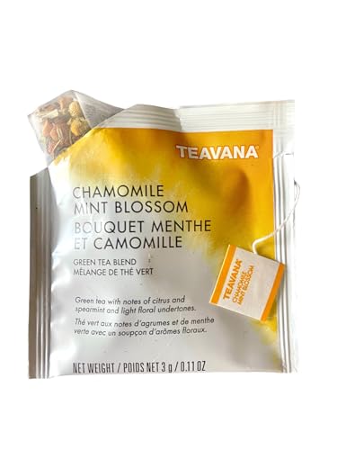 TEAVANA Starbucks Chamomile Mint Blossom Herbal Tea Sachets, 24 Count