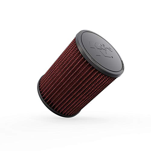 Image of K&N High-Flow Original Lifetime Universal Clamp-On Air Filter: High Performance, Premium, Washable: Flange Diameter: 3 In, Filter Height: 6.5 In, Flange Length: 0.625 In, Shape: Round, RU-2820