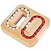 Giocattolo del Labirinto della Palla di Legno, Giocattolo di Legno della Palla planare Adulto Bambini Educazione scientifica Gioco del Labirinto Puzzle Cubo Magico Piatto Sblocca i Puzzle