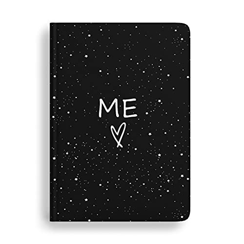 Image of Factor Notes Hardbound Notebook: 100 GSM Ivory Shade Paper, Lay-Flat Journal Diary, 3 Bookmarks, Inner Pocket, A5 Size, 200 Pages (Me - Dot Grid)