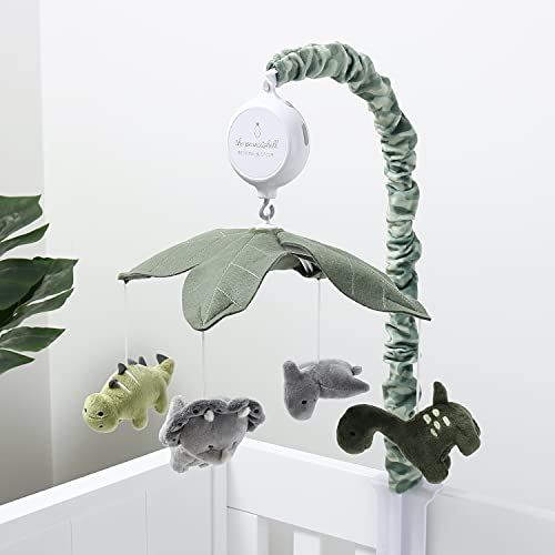 The Peanutshell Dinosaur Crib Mobile For Baby Boys Or Girls | Digital Music Box With 12 Lullabies | Green Camo & Dino #TOP2