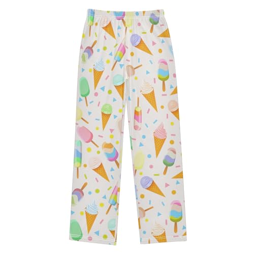 Colored Popsicles Ice Cream Boys Pants for Kids Jogger Pants with Pockets S-XL