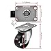 Online Best Service 4 All Steel Swivel Plate Caster Wheels Heavy Duty High-Gauge Steel 1200lb Total Capacity (3