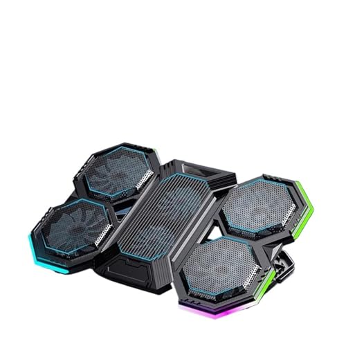 Base para laptop gamer 17 pulg con 6 ventiladores RGB miniatura 5