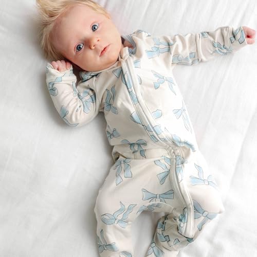Image of Copper Pearl Zip-up Footie Daphne