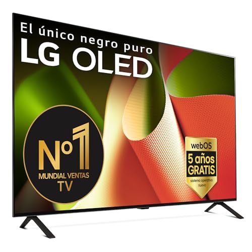 LG OLED77B46LA, 77', OLED 4K, Serie B4, 3840x2160, Smart TV, WebOS24, Procesador a8, Dolby Vision, Dolby Atmos, TV Gaming, 120 Hz, AMD FreeSync, Negro